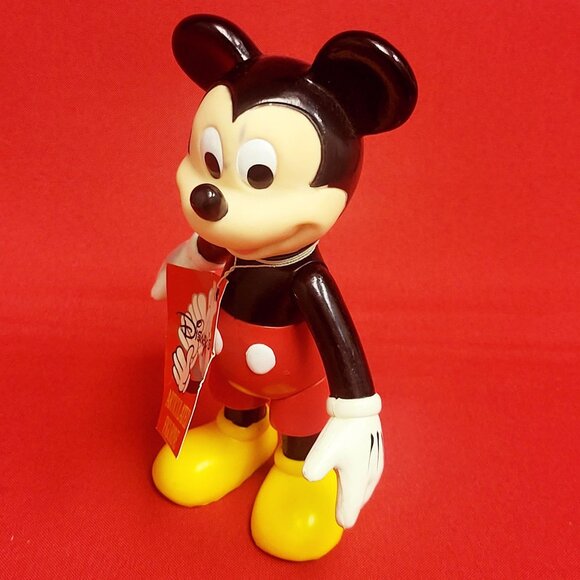 Vintage Disney Articulated Micky Mouse Figurine - Picture 14 of 16